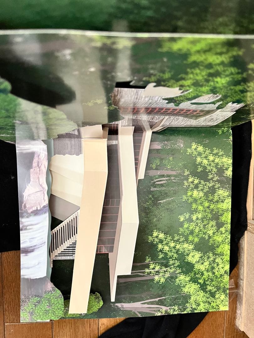 洋書　フランクロイドライト　立体書籍　ポップアップブック　建築作品集