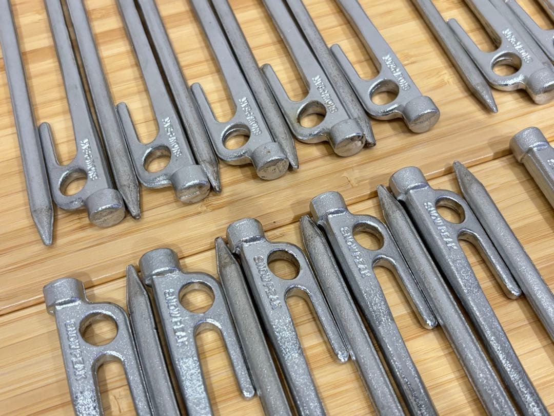 スノーピーク 65周年限定クロームソリッドステーク20 40本セット