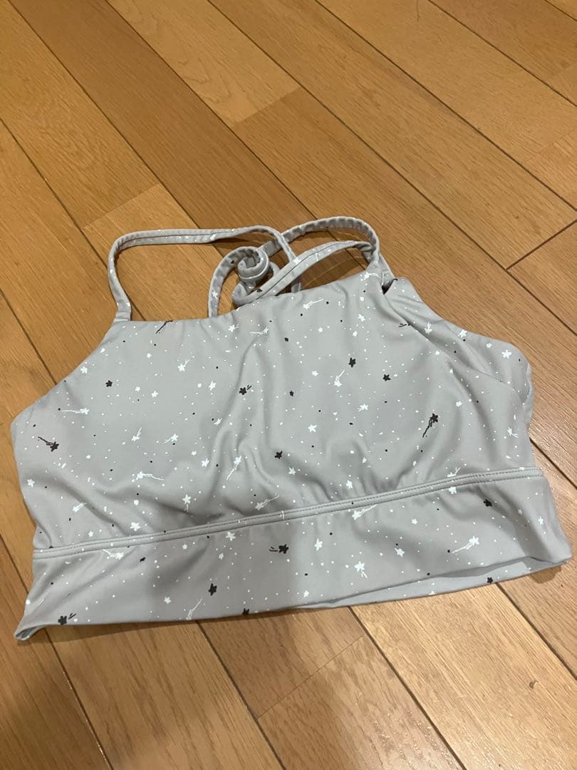 emmi yoga ムーン柄　上下　セットアップ　グレーベージュ