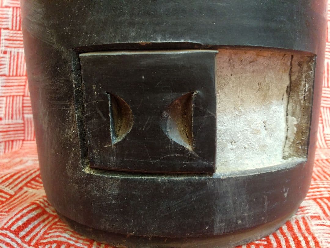 三河黒七輪 朝顔型 杉松製陶 特撰品 9号 干物バーベキュー遠赤外線効果 日本製