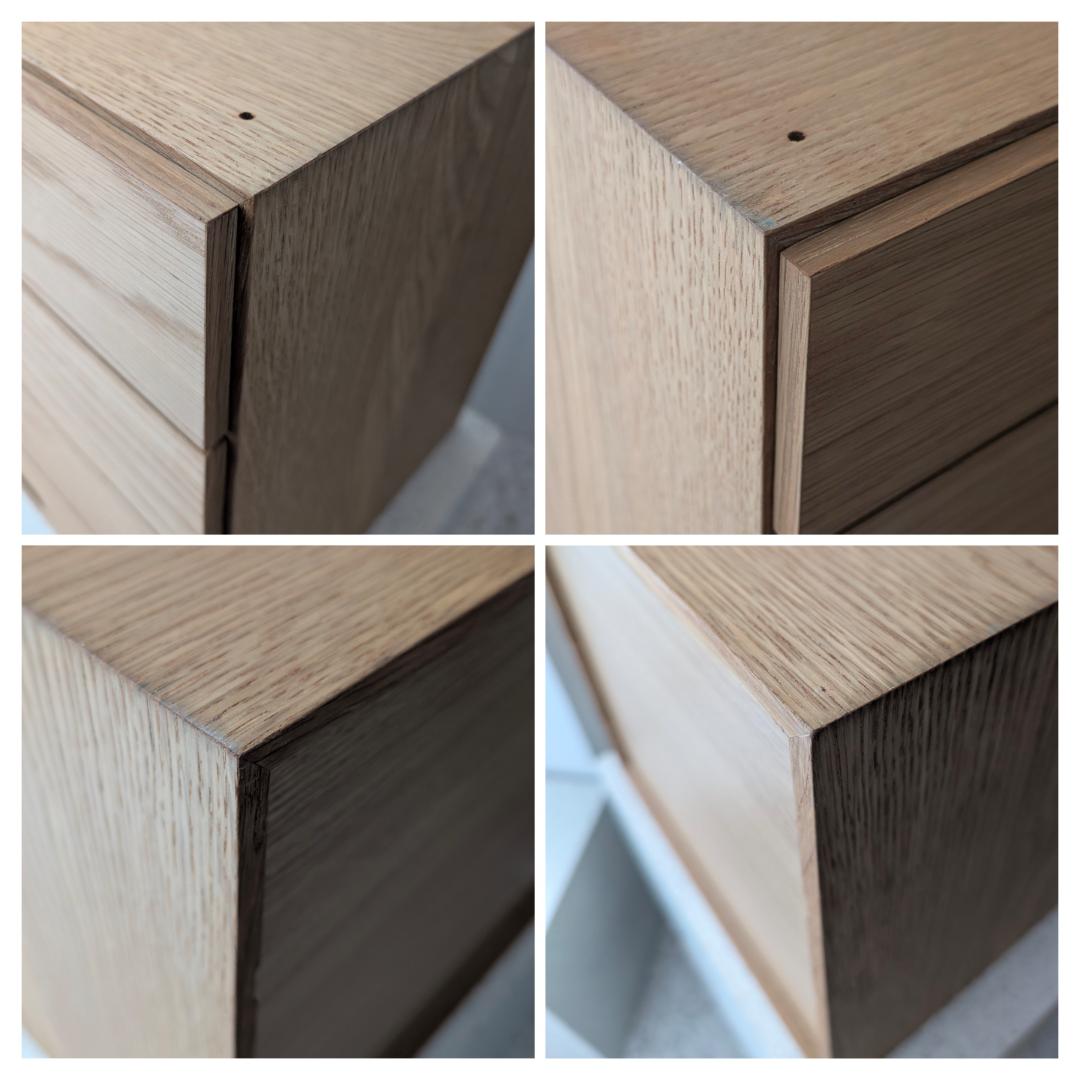 USED MUJI 無印 スタッキングチェスト 引出し4段 オーク材 美品