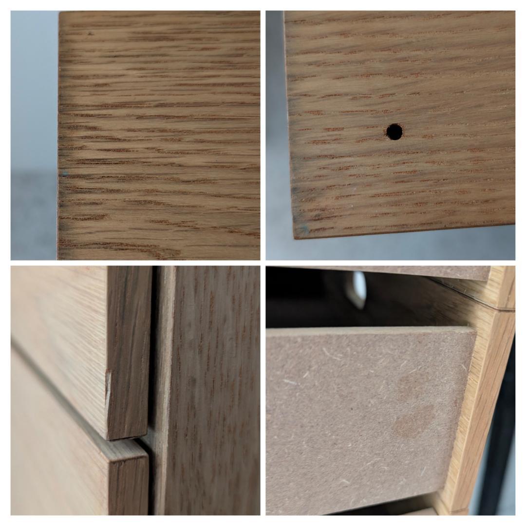 USED MUJI 無印 スタッキングチェスト 引出し4段 オーク材 美品