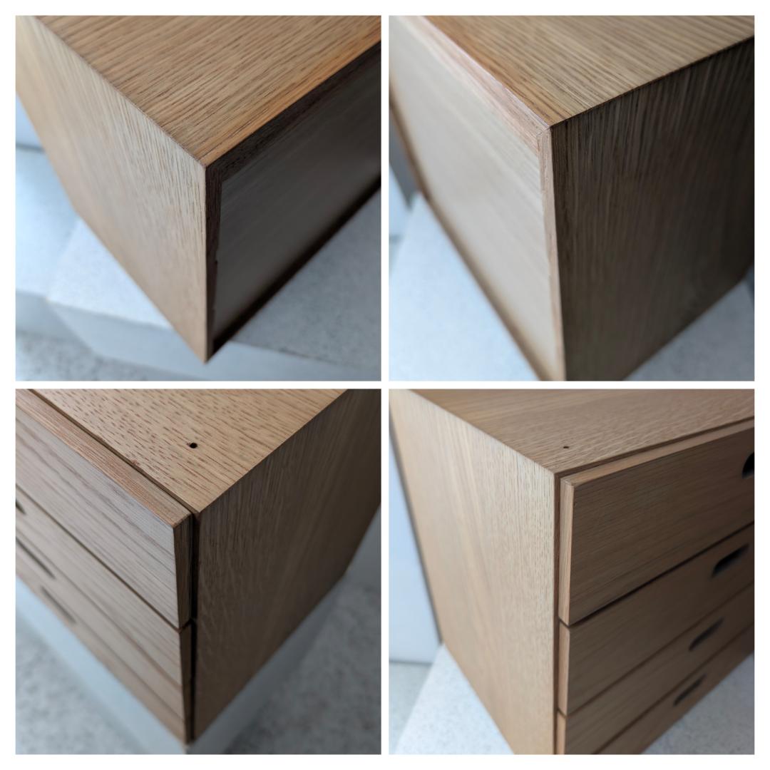 USED MUJI 無印 スタッキングチェスト 引出し4段 オーク材 美品