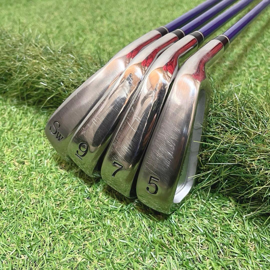 美品 これからゴルフを始める方にオススメ レディースゴルフクラブ7本セット