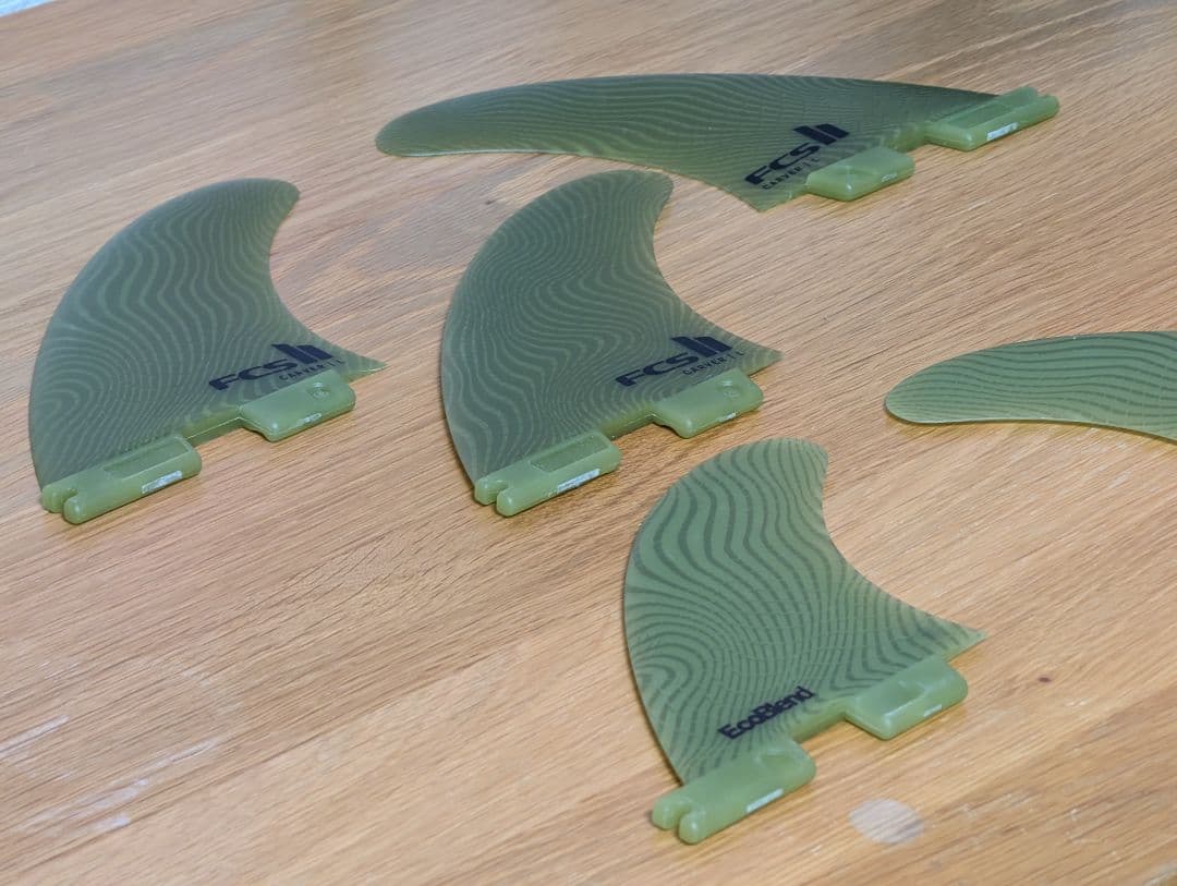 【5本セット】 FCS II CARVER トライ クアッド 5フィンセット