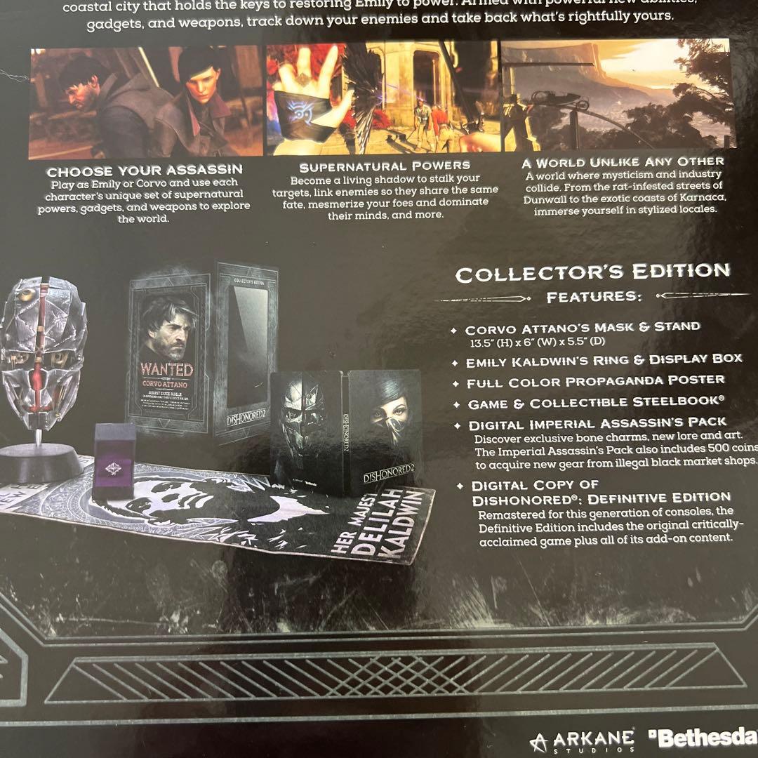 DISHONORED2 collection’s edition グッズ