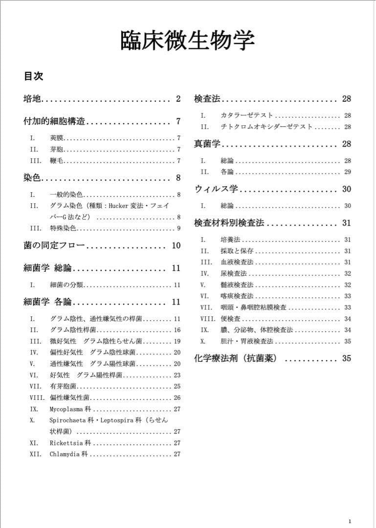 臨床検査技師 国家試験 主要7教科 過去問 対策 まとめ ノート 教科選択可