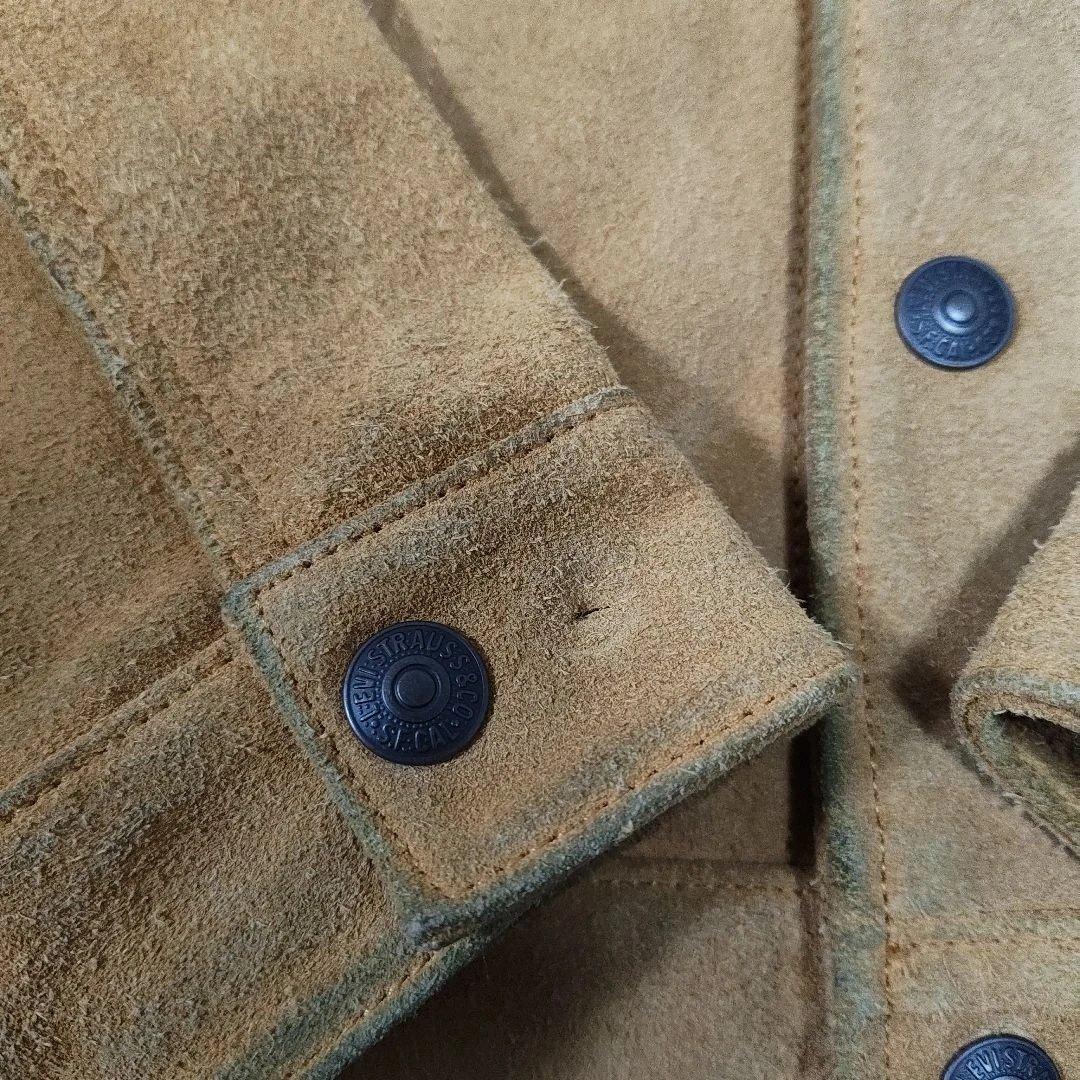 リーバイス プレミアム スエード トラッカージャケット ベージュ