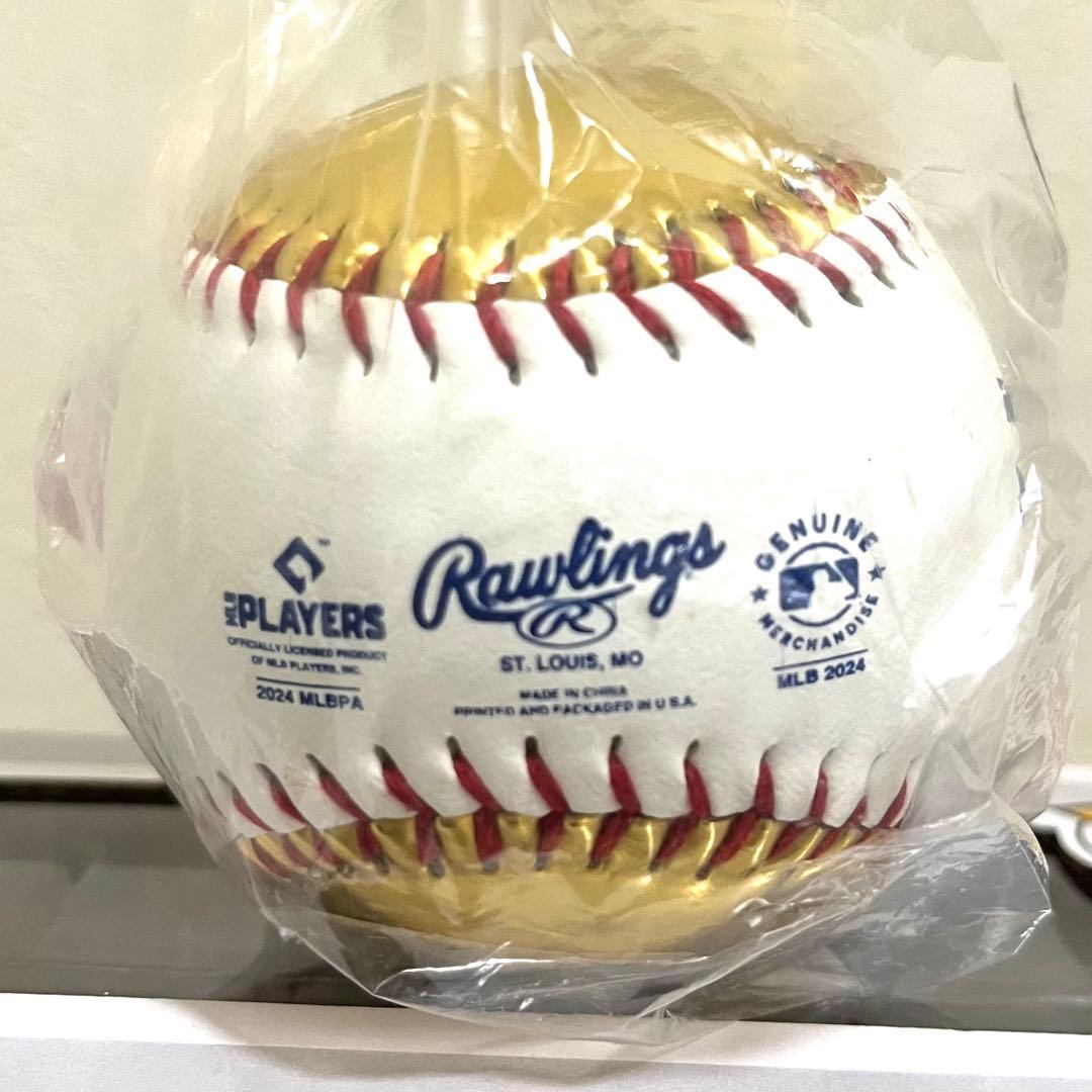 完売品 大谷翔平 50/50 記念ボール プリントサイン入り ホワイトゴールド