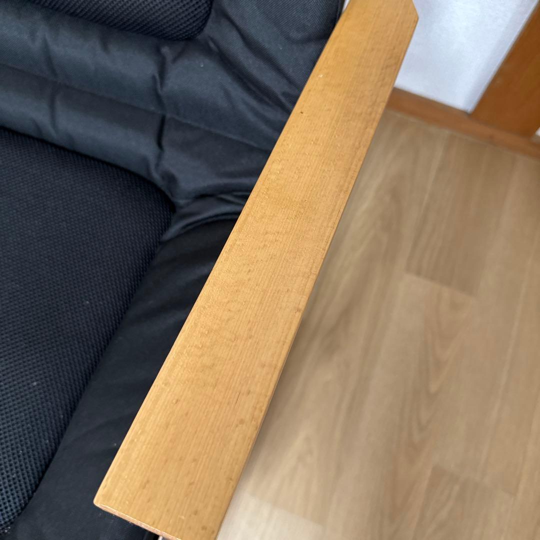 Noe どこでもチェア　リクライニングチェア　ブラック