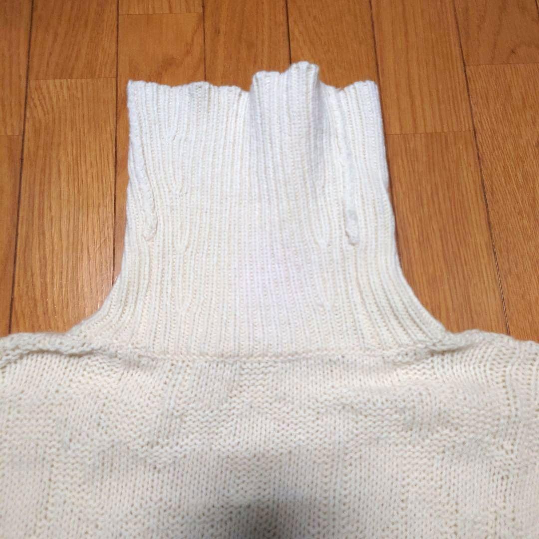 美品！ COACH シグネチャー ニット ポンチョ コーチ