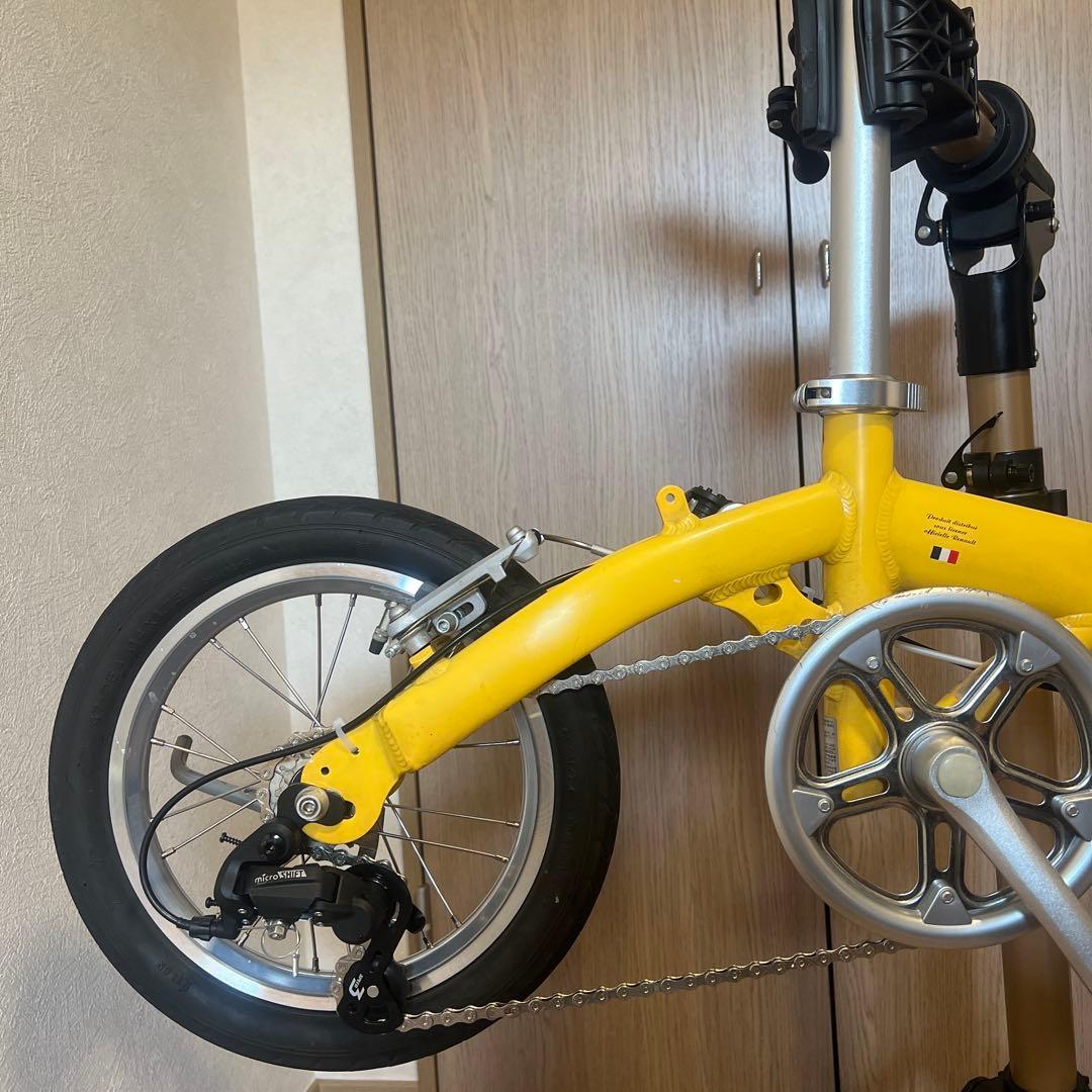 14インチ 折りたたみ自転車 3段変速 アルミフレーム