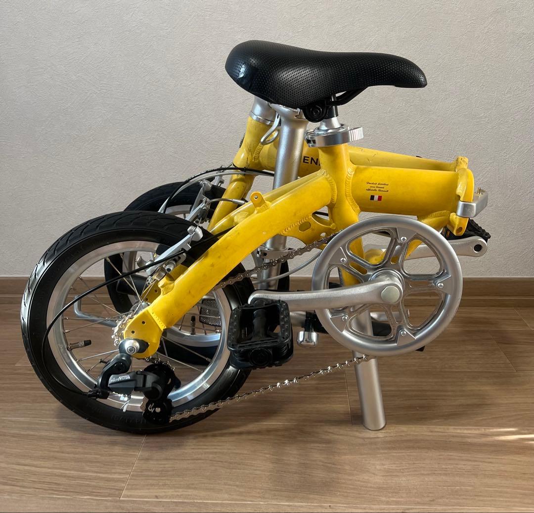 14インチ 折りたたみ自転車 3段変速 アルミフレーム