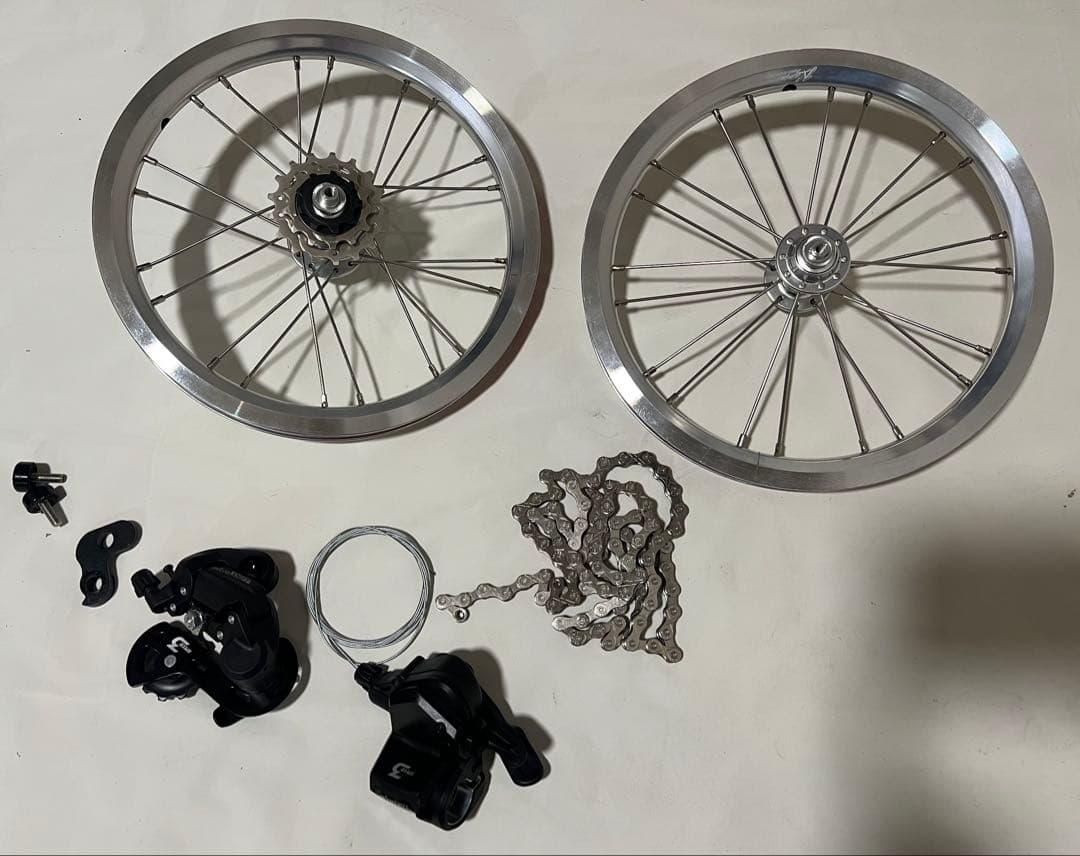 14インチ 折りたたみ自転車 3段変速 アルミフレーム