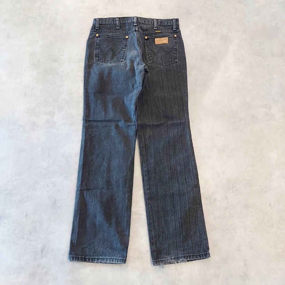 ラングラー 936 W32 デニム カウボーイ 古着 90s 黒 18572