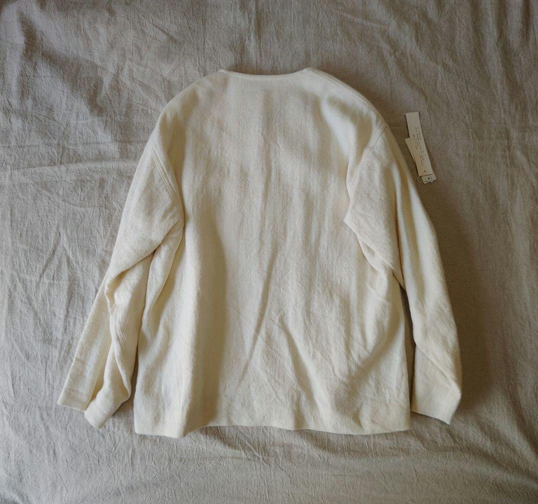 ゴーシュ ウールリネン Vネックカーディガン ジャケット