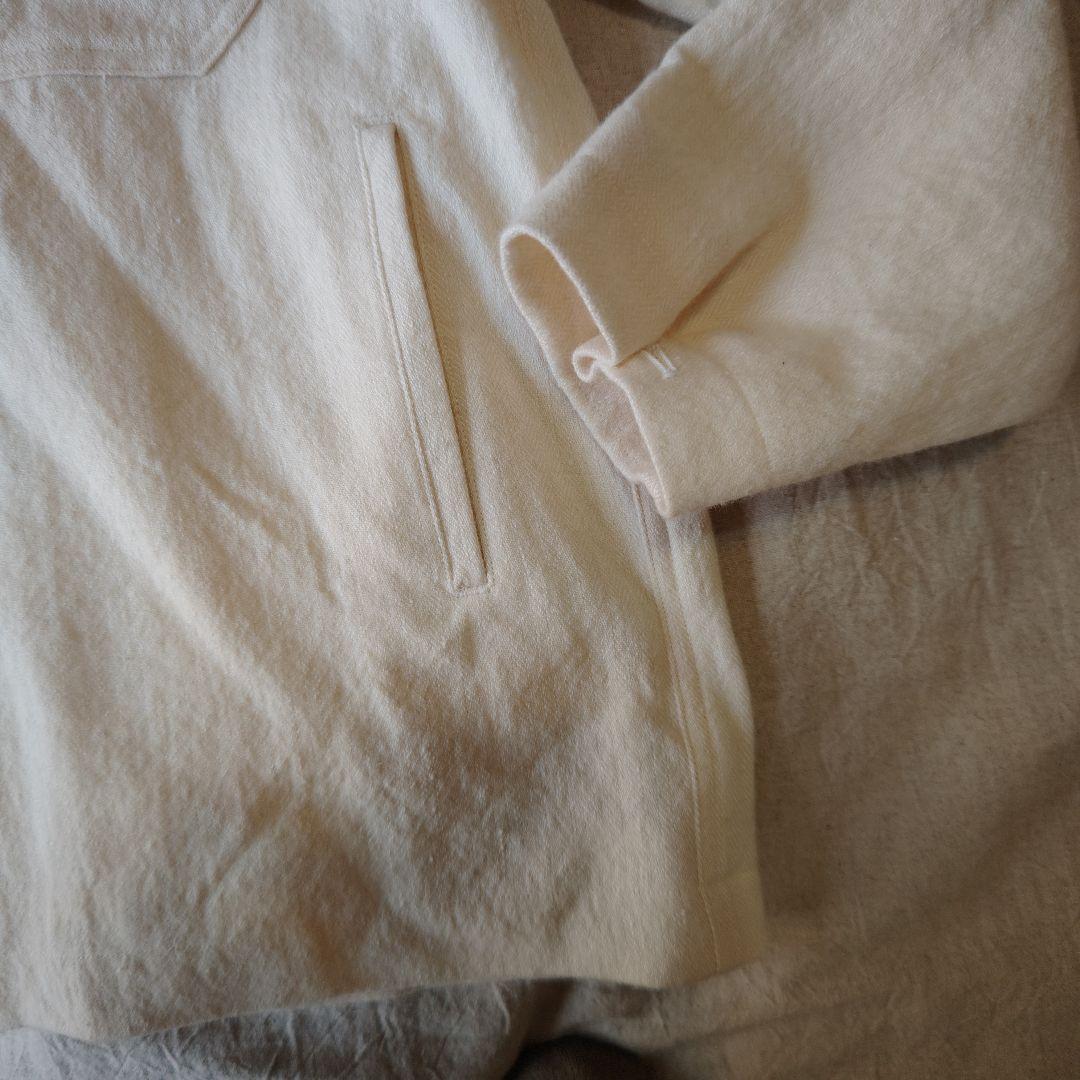 ゴーシュ ウールリネン Vネックカーディガン ジャケット