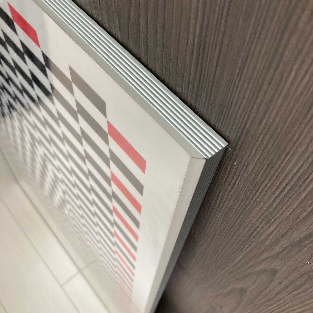 オオウチ錯視 ポスター フレーム 61x91.4 ouchi illusion