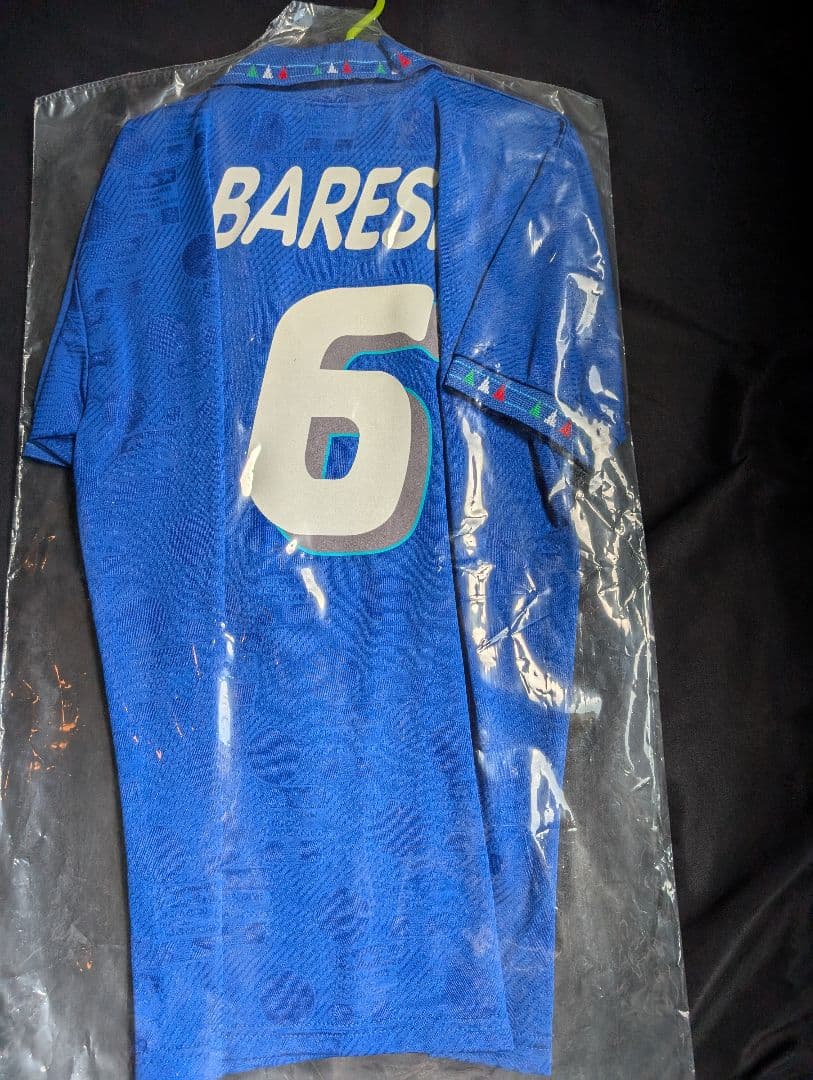 【当時物！】イタリア代表 /バレージ/H/94年Wモデル