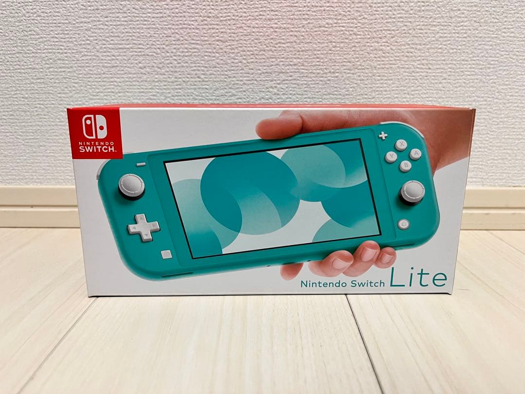 【ららちゃぼ様】Nintendo Switch Lite ターコイズ 本体 箱付
