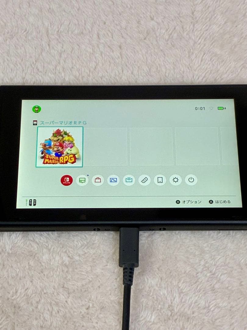 【液晶美品】訳ありNintendo Switch バッテリー強化版　2020年製