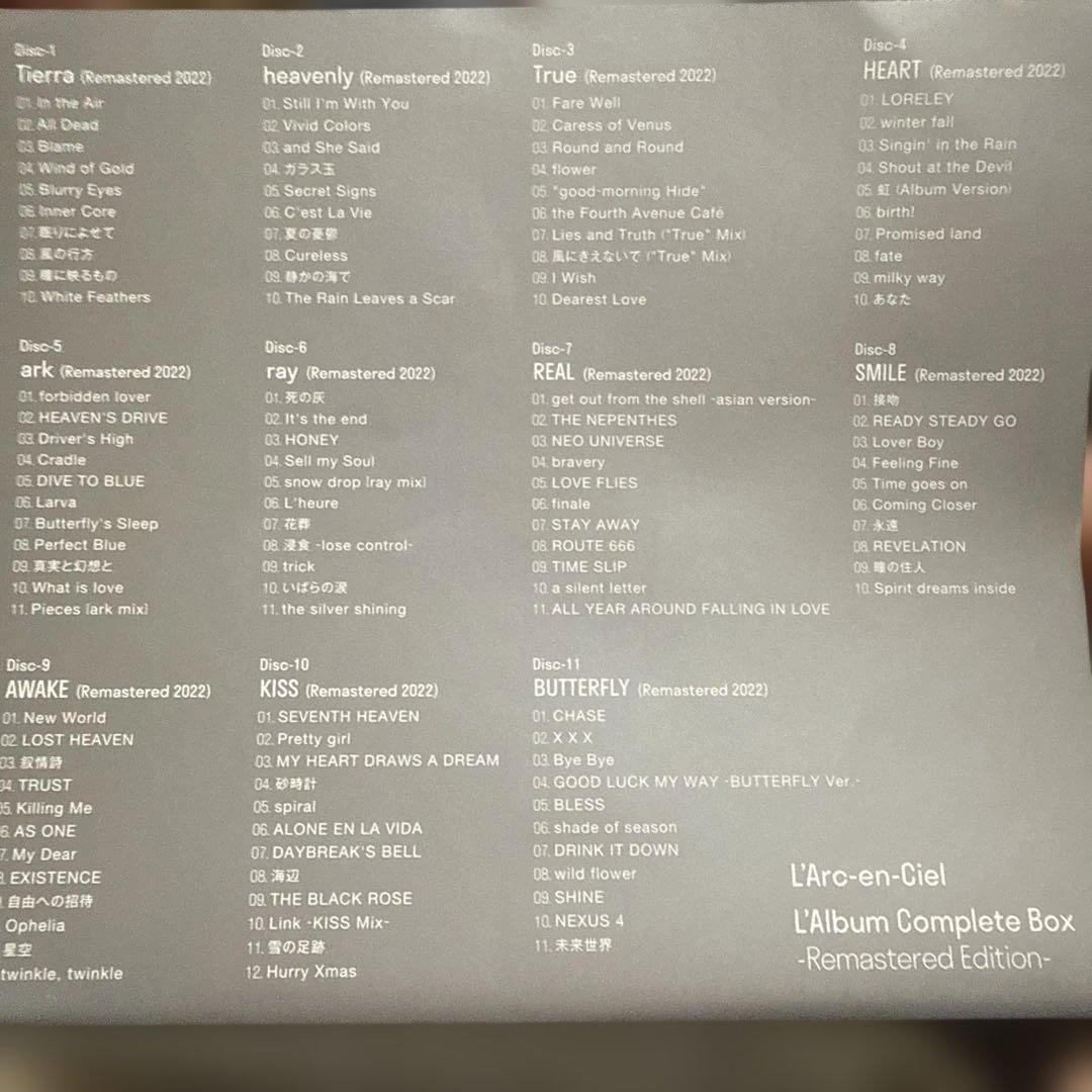 ラルク30th L'Album Complete Box CDリマスター 限定盤