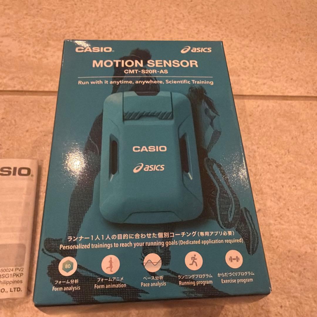 美品 CASIO × ASICS　モーションセンサー　CMT-S20R-AS