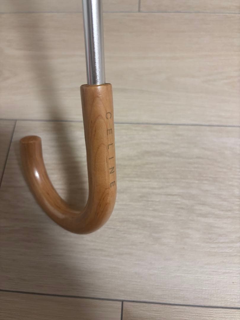 CELINE ベージュ 日傘 長傘