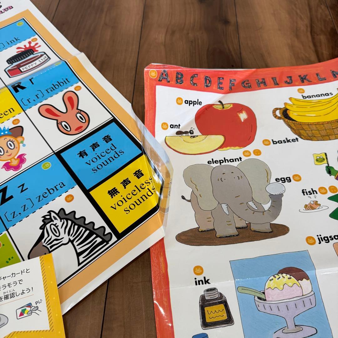 ペッピーキッズクラブ　英会話教材　コンプセット　カードファイリング