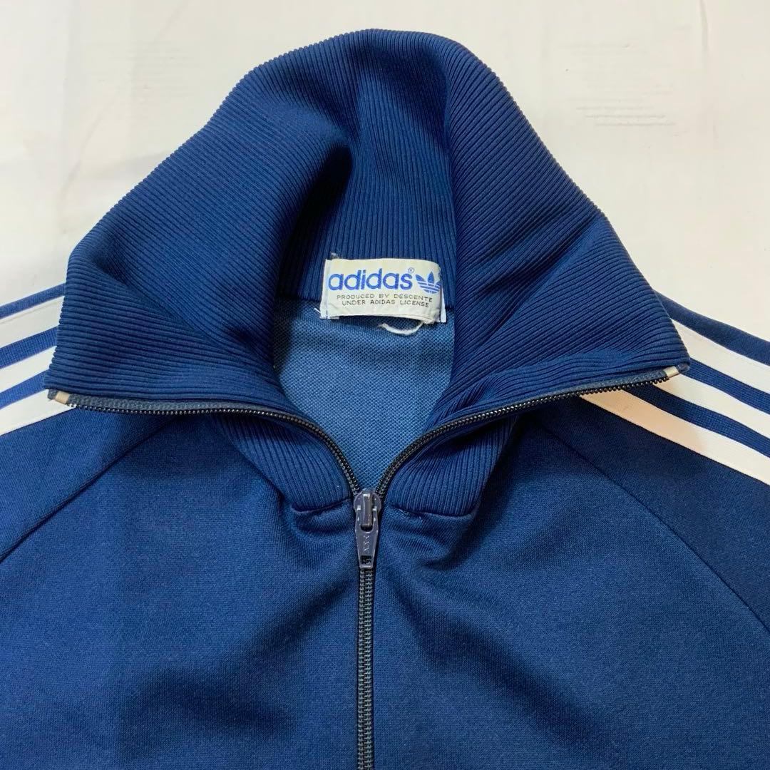 80s アディダス ヴィンテージ トラックジャケット デサント社 3号