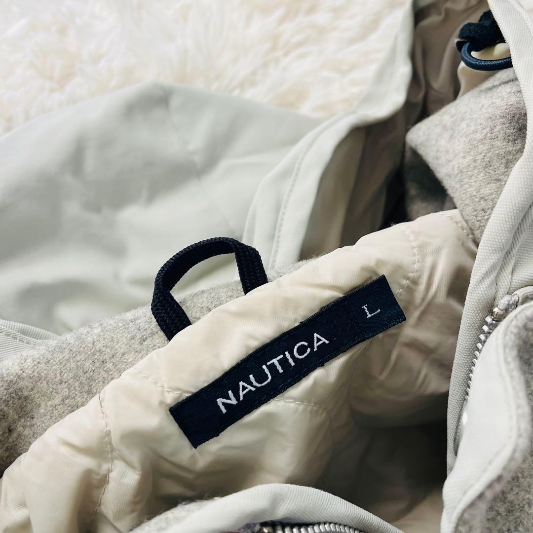 ジャケット・アウター NAUTICA 00s wool/nylon zip-up jacket L