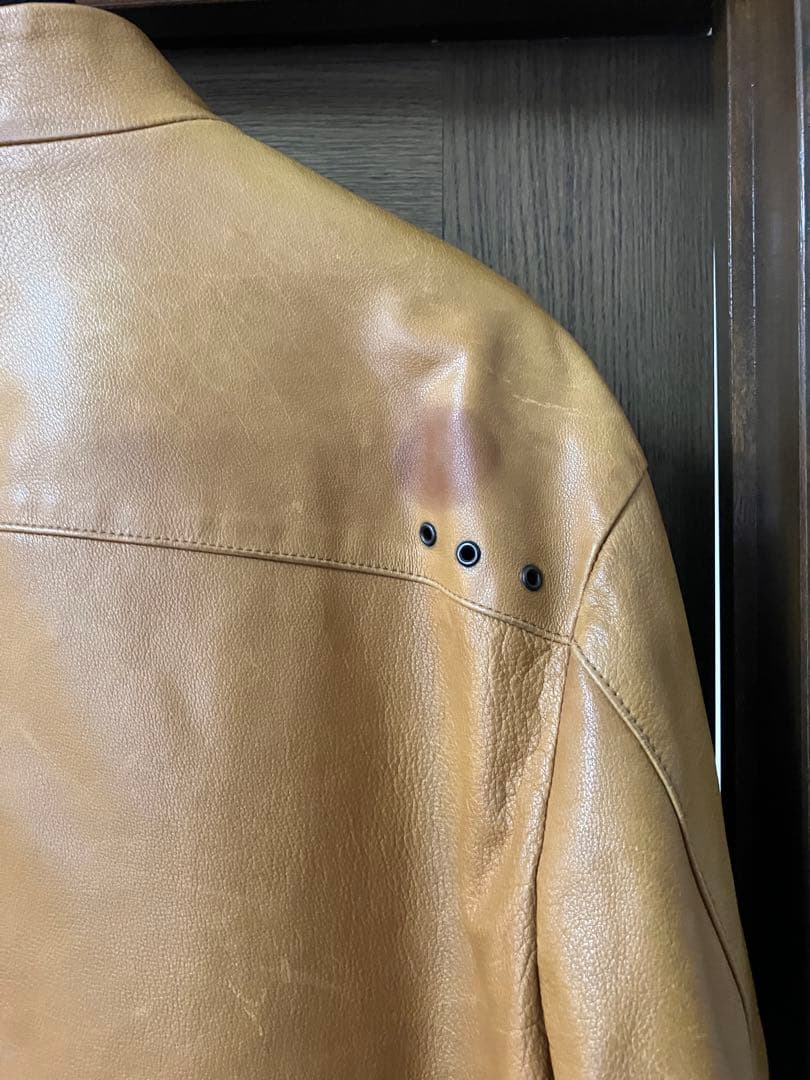 jil sander 00s レザージャケット ベルト付属