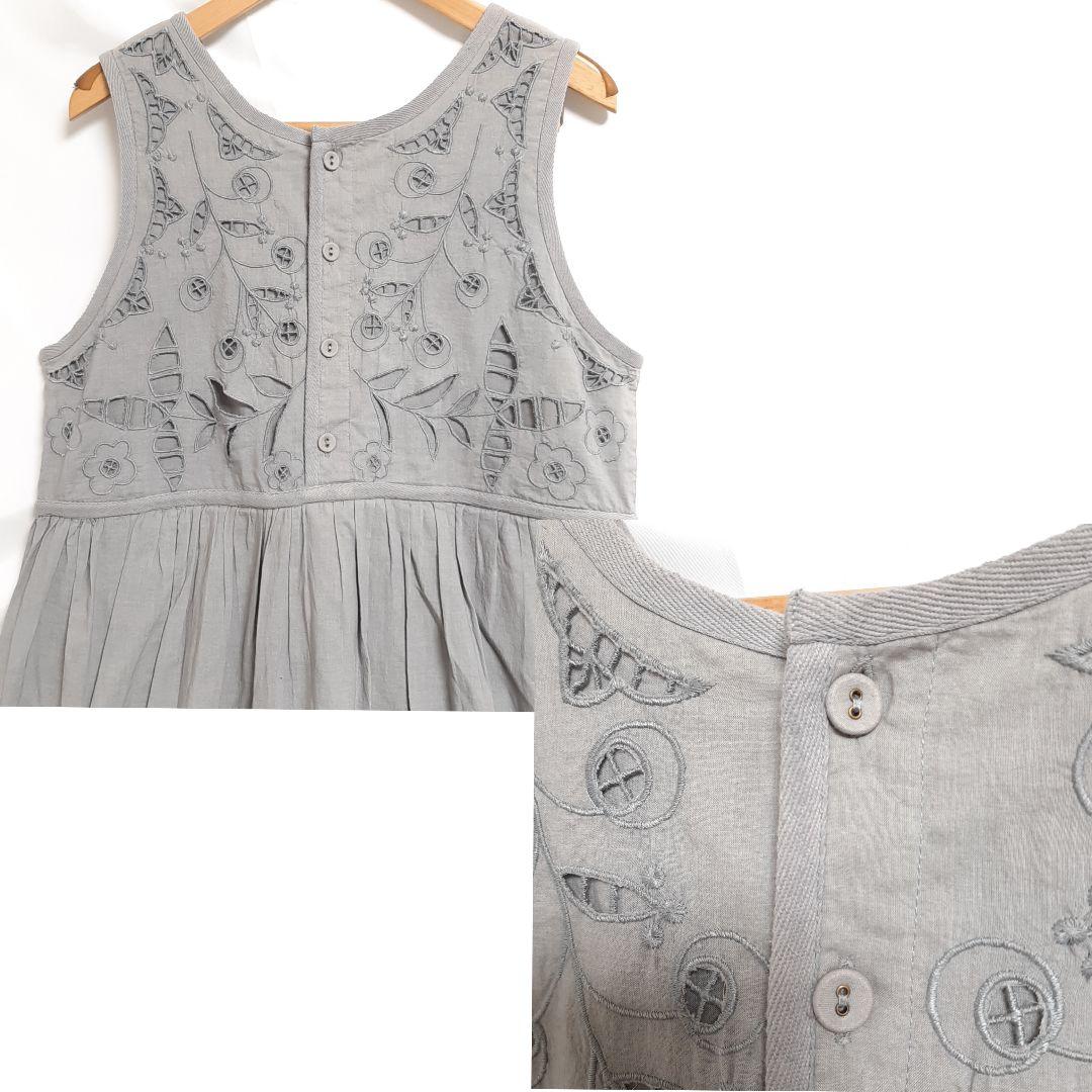 ❤️ツハルサマンサモス(F)中綿カットワークキルトジャケット&ワンピース　灰色