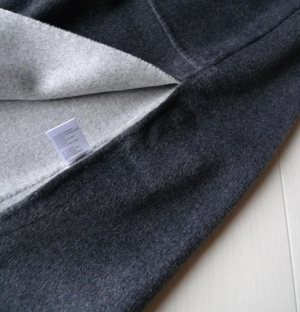 美品 ジョゼフ カシミヤ ウール グレーのポンチョ ケープ JOSEPH