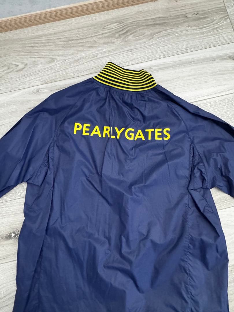 パーリーゲイツ ツインスニード 保温/防寒 メンズ ブルゾン 黄 紺　サイズ5