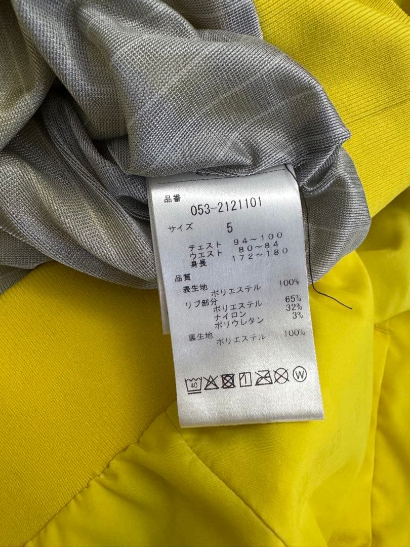 パーリーゲイツ ツインスニード 保温/防寒 メンズ ブルゾン 黄 紺　サイズ5