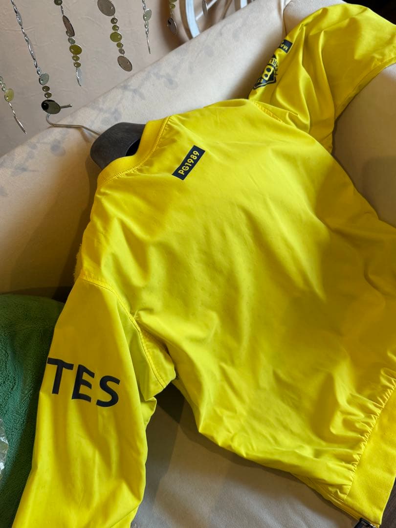 パーリーゲイツ ツインスニード 保温/防寒 メンズ ブルゾン 黄 紺　サイズ5