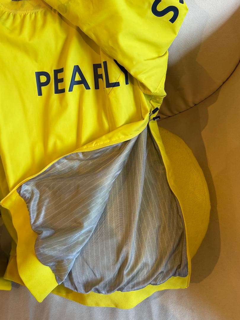 パーリーゲイツ ツインスニード 保温/防寒 メンズ ブルゾン 黄 紺　サイズ5