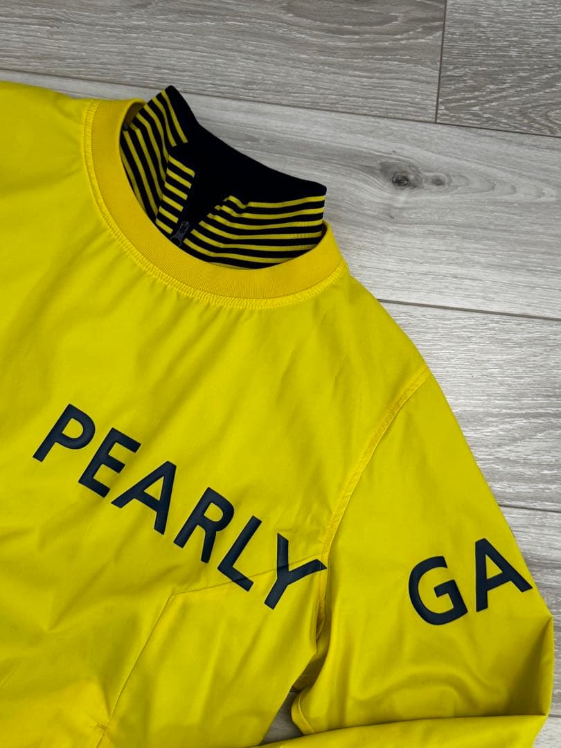 パーリーゲイツ ツインスニード 保温/防寒 メンズ ブルゾン 黄 紺　サイズ5