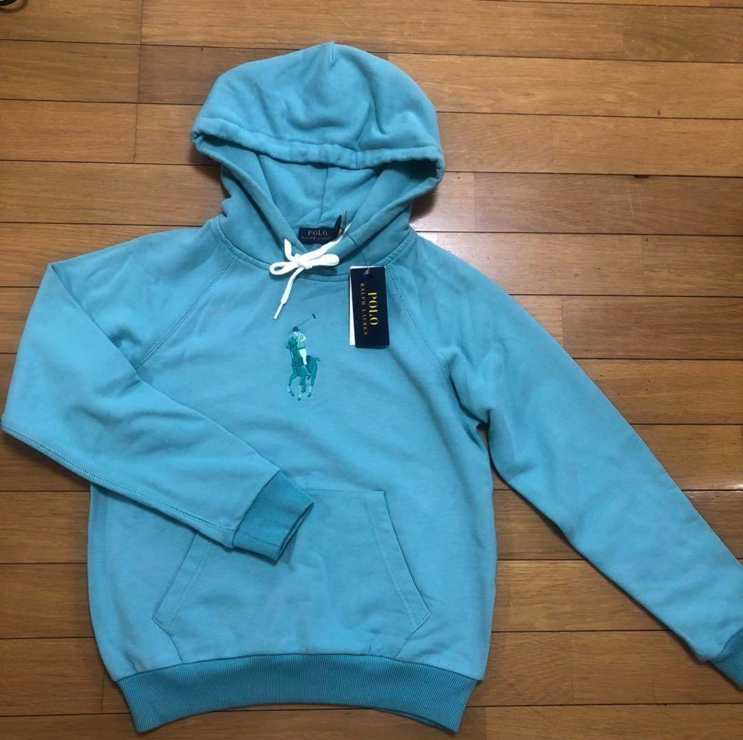 Ralph Lauren ターコイズ フード付きパーカー 新品