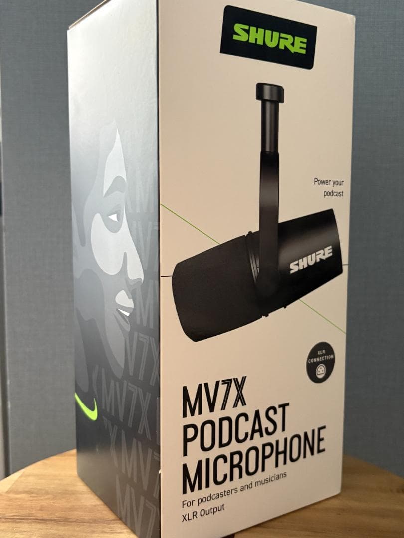 SHURE シュア MV7X ブラック ポッドキャスト 配信 マイクロホン