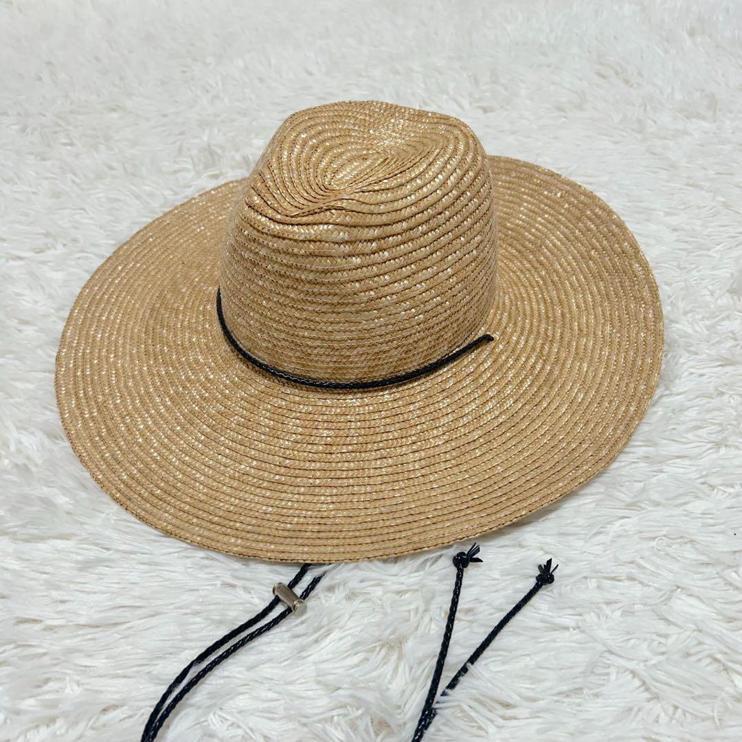 [美品] FERRUCCIO VECCHIP 麦わら帽子 イタリア製 高級