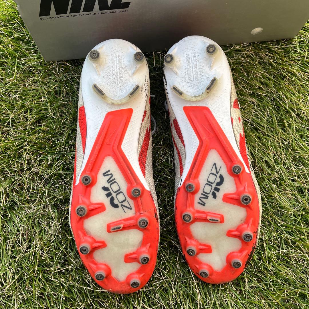 Nike Zoom スパイクシューズ ホワイト/レッド/ブラック28.0cm