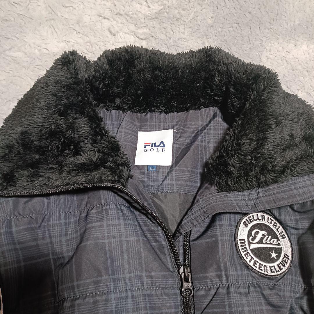 フィラゴルフ 襟ボアノースリーブワンピース ワンピース ゴルフウェア