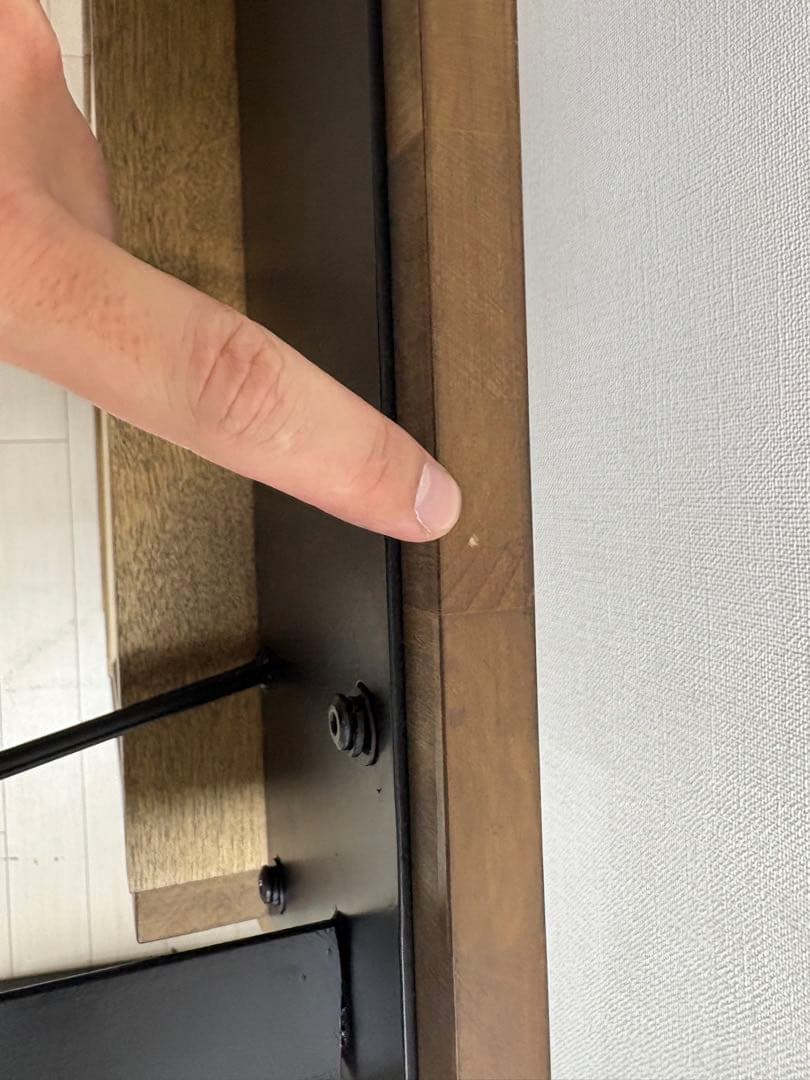 【大阪府茨木市引取限定】和モダン W110 天然木ローテーブル アンセム