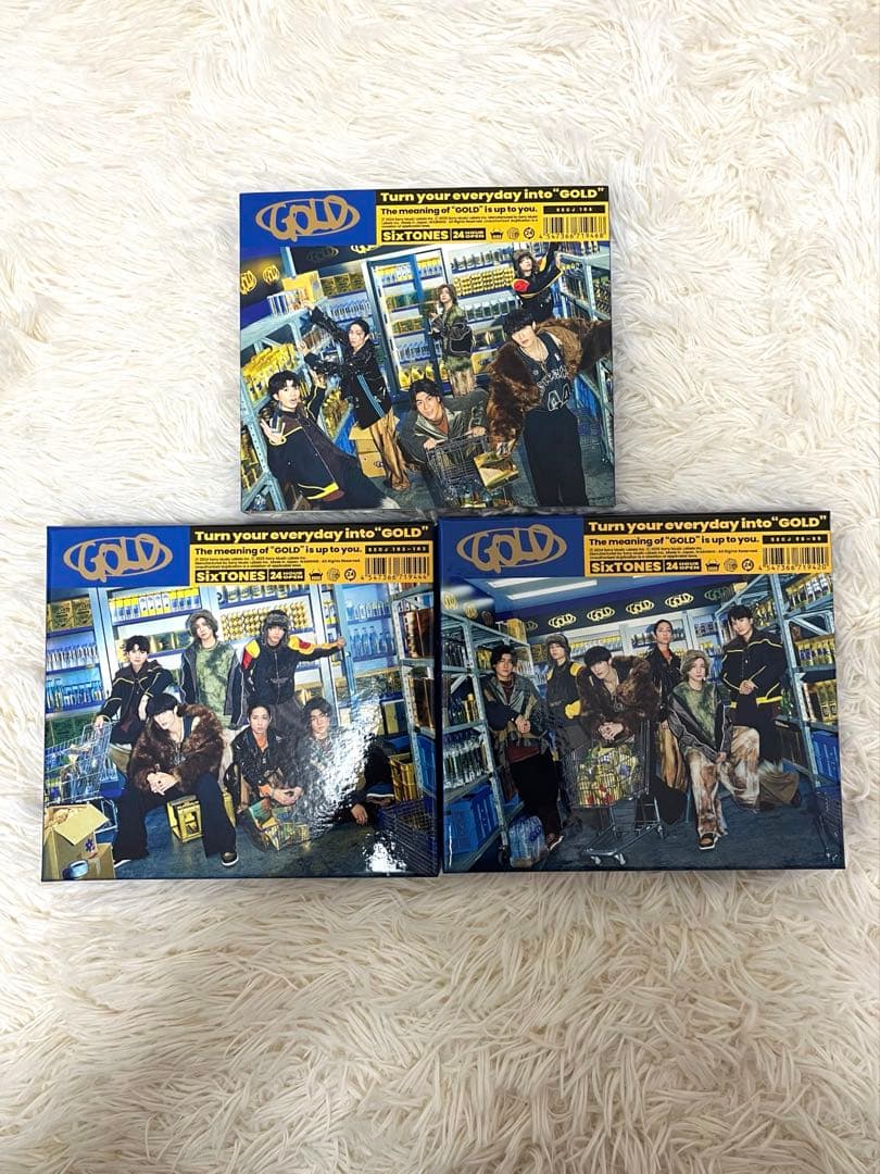 SixTONES GOLD アルバム 3形態セット 特典付き
