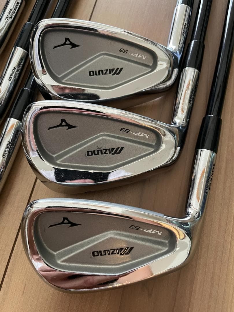 期間限定 Mizuno レフティ アイアンセット MP-53 5-9,P フレR