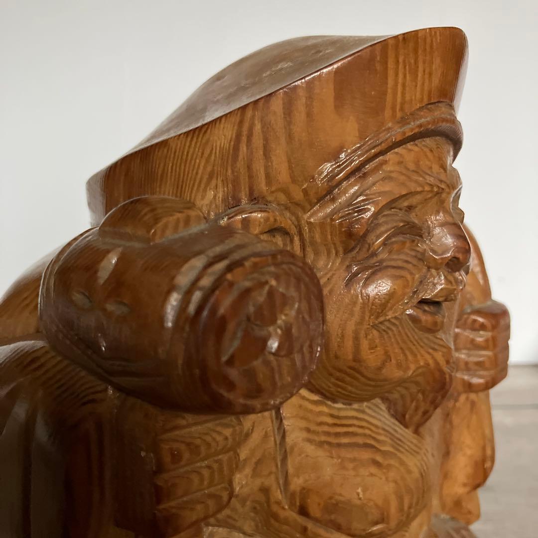 E-4 【希少】大黒天 ヴィンテージ 昭和レトロ 味わい深い古道具 インテリア