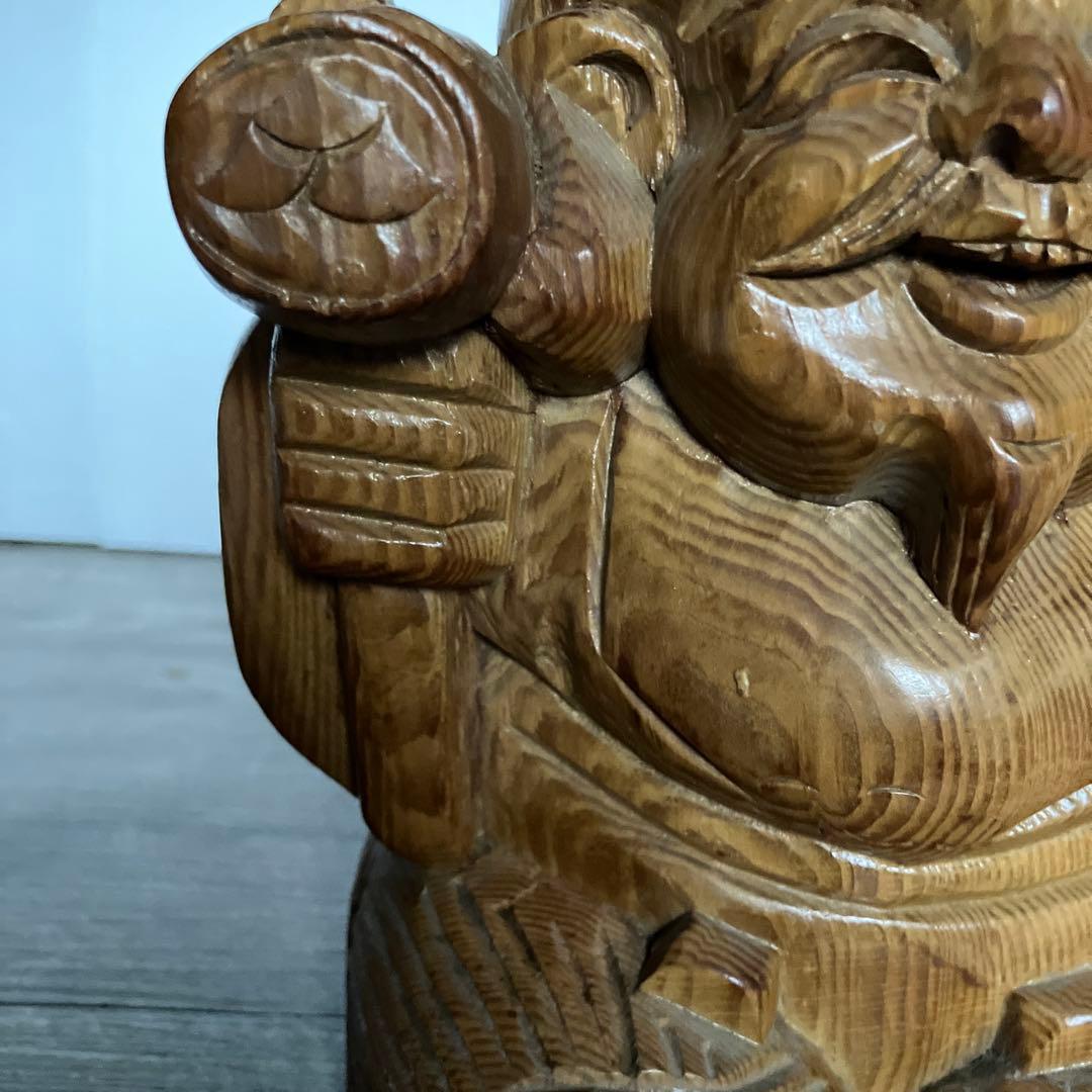 E-4 【希少】大黒天 ヴィンテージ 昭和レトロ 味わい深い古道具 インテリア