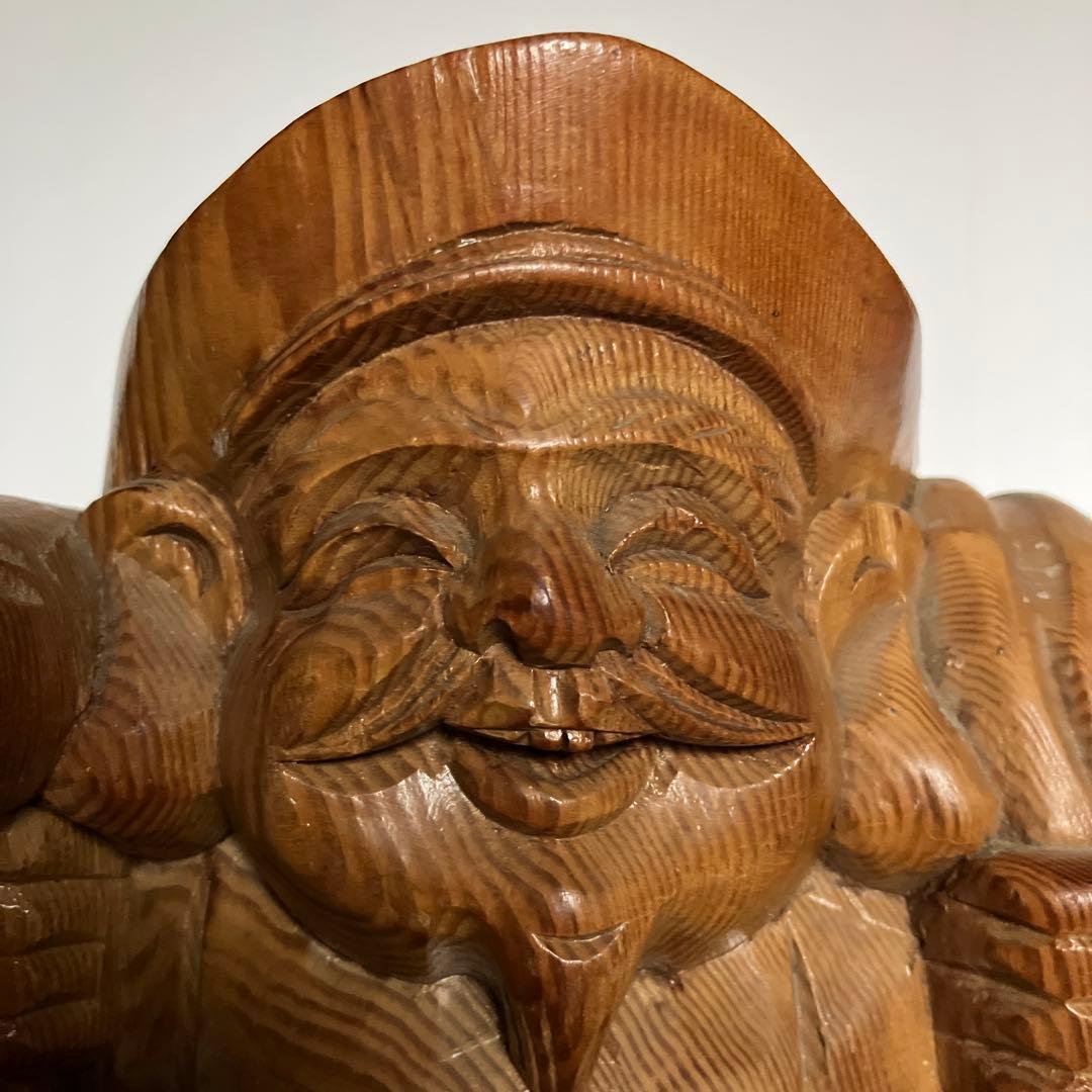 E-4 【希少】大黒天 ヴィンテージ 昭和レトロ 味わい深い古道具 インテリア